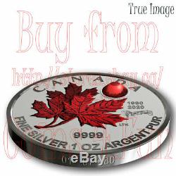 1980-2020 O Canada Maple Leaf 5-Coin Pure Silver Proof Fractional Set