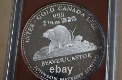 1980 Johnson Matthey Canada 6 Coin Silver Beaver Proof Set Ser #0088/1500 E0834