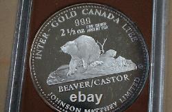 1980 Johnson Matthey Canada 6 Coin Silver Beaver Proof Set Ser #0088/1500 E2426
