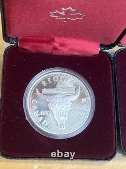 1982-1984 Canada Proof. 500 Silver Commerative Dollars Lot 3