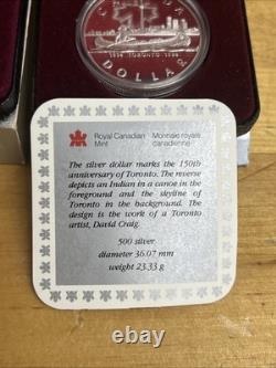1982-1984 Canada Proof. 500 Silver Commerative Dollars Lot 3