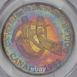 1983 Proof Silver Canada W. U. Games Dollar PR65DCAM