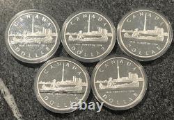 1984 Canada Toronto Silver Dollar Cameo Proof (Lot Of 5)