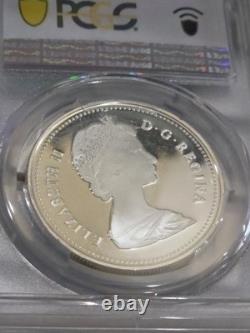 1986 Canada 1 Silver Vancouver Centennial PR70 DCAM PCGS SEE STORE WW2 MEDALS