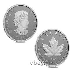 1988-2023 Canada 35th Anniversary 1.9 oz Silver Maple Leaf 5-Coin Proof Set QEII