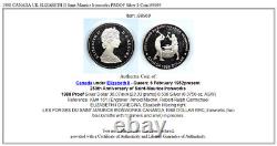 1988 CANADA UK ELIZABETH II Saint-Maurice Ironworks PROOF Silver $ Coin i98969