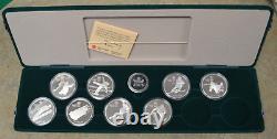 1988 Canada Proof Silver Winter Olympics 80% Complete