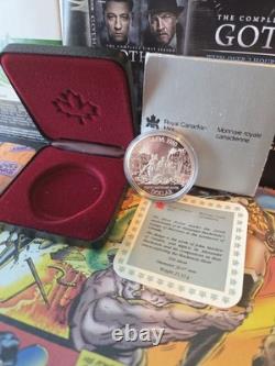 1989 Canada Proof Silver $1 Mackenzie Expeudition River That Swallowed the Map