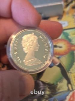 1989 Canada Proof Silver $1 Mackenzie Expeudition River That Swallowed the Map
