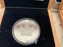 1989 Canadian silver maple leaf proof in OGP