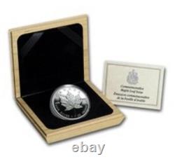 1989 Silver Maple Leaf Commerative 5 Dollar Proof withCOA and Box