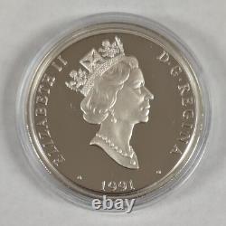 1990 to 1993 Canada $20 8 Piece Set 8oz. 925 Silver Proof Gold Cameo Insert