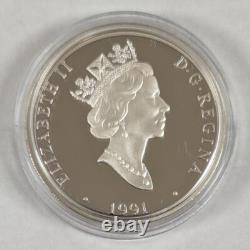 1990 to 1993 Canada $20 8 Piece Set 8oz. 925 Silver Proof Gold Cameo Insert