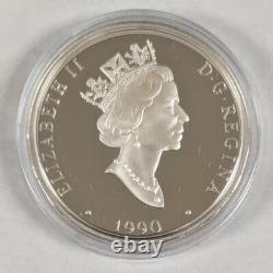 1990 to 1993 Canada $20 8 Piece Set 8oz. 925 Silver Proof Gold Cameo Insert