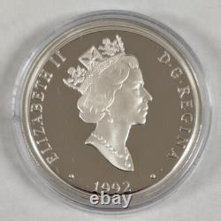 1990 to 1993 Canada $20 8 Piece Set 8oz. 925 Silver Proof Gold Cameo Insert