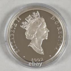 1990 to 1993 Canada $20 8 Piece Set 8oz. 925 Silver Proof Gold Cameo Insert