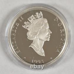 1990 to 1993 Canada $20 8 Piece Set 8oz. 925 Silver Proof Gold Cameo Insert