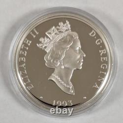 1990 to 1993 Canada $20 8 Piece Set 8oz. 925 Silver Proof Gold Cameo Insert