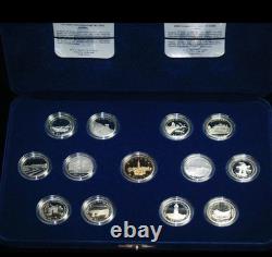1992 Canada 125th Anniv. PF SILVER Quarter Set withComm. $1 2.1 oz. SILVER. DEAL