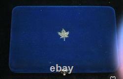 1992 Canada 125th Anniv. PF SILVER Quarter Set withComm. $1 2.1 oz. SILVER. DEAL