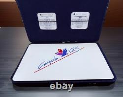 1992 Canada 125th Anniversary 13-Coin Set 12 Silver Quarters OGP 2.14oz ASW