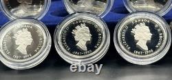 1992 Canada 125th Anniversary 13-Coin Set 12 Silver Quarters OGP 2.14oz ASW