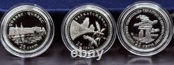 1992 Canada 125th Anniversary 13-Coin Set 12 Silver Quarters OGP 2.14oz ASW