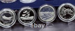 1992 Canada 125th Anniversary 13-Coin Set 12 Silver Quarters OGP 2.14oz ASW