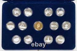 1992 Canada 125th Anniversary Silver Proof Quarter Set WithCase