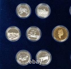 1992 Canada 125th Anniversary Silver Proof Quarter Set WithCase