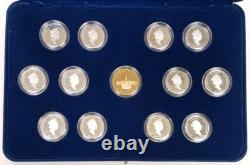 1992 Canada 125th Anniversary Silver Proof Quarter Set WithCase