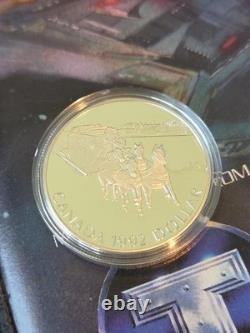 1992 Canada Proof Silver $1 Kingston to York Stagecoach 1st Year of Stirling