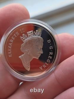 1992 Canada Proof Silver $1 Kingston to York Stagecoach 1st Year of Stirling