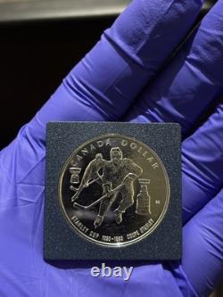 1993 Canada Silver Proof $1 One Dollar Coin 100th Anniversary Stanley Cup