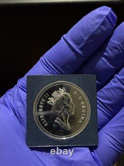 1993 Canada Silver Proof $1 One Dollar Coin 100th Anniversary Stanley Cup