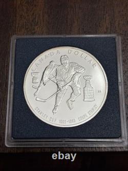 1993 Canada Silver Proof $1 One Dollar Coin 100th Anniversary Stanley Cup