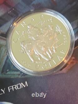 1994 Canada Proof Silver Dollar Last RCMP Dog Team Patrol Sterling Silver