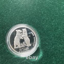 1996 50-Cent SILVER 4 Coin Set Little Wild Ones 1.1 oz. SILVER