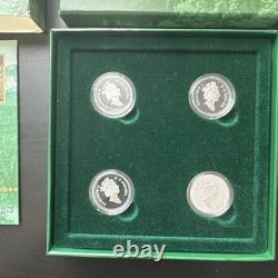 1996 50-Cent SILVER 4 Coin Set Little Wild Ones 1.1 oz. SILVER