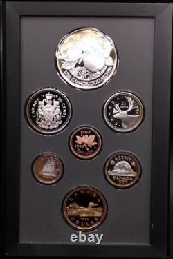 1996 Canada Proof Double Dollar 7-Coin Silver Royal Canadian Mint Set Original