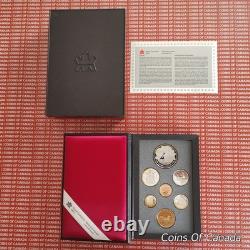 1996 Canada Silver Proof Set with Special McIntosh Dollar Prestige #coinsofcanada