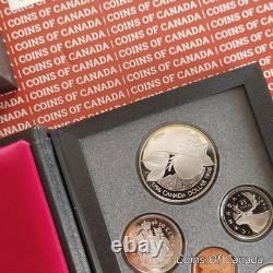 1996 Canada Silver Proof Set with Special McIntosh Dollar Prestige #coinsofcanada