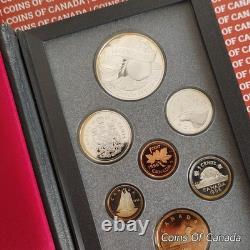 1996 Canada Silver Proof Set with Special McIntosh Dollar Prestige #coinsofcanada