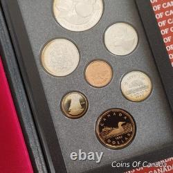 1996 Canada Silver Proof Set with Special McIntosh Dollar Prestige #coinsofcanada
