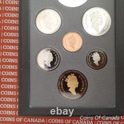 1996 Canada Silver Proof Set with Special McIntosh Dollar Prestige #coinsofcanada