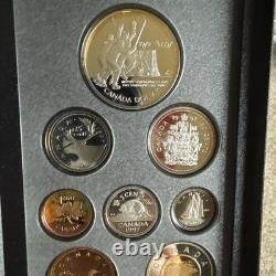 1997 Canada Double Dollar Silver Proof Set Hockey Victory Prestige COA