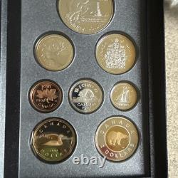 1997 Canada Double Dollar Silver Proof Set Hockey Victory Prestige COA