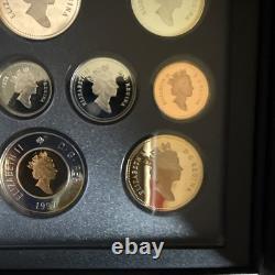 1997 Canada Double Dollar Silver Proof Set Hockey Victory Prestige COA