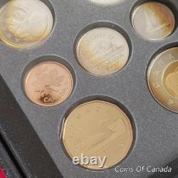 1997 Canada Silver Proof Set Rainbow Toned Coins Impressive! #coinsofcanada