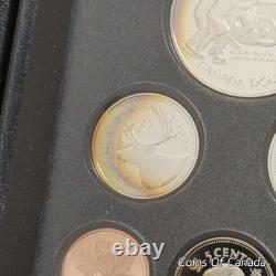1997 Canada Silver Proof Set Rainbow Toned Coins Impressive! #coinsofcanada